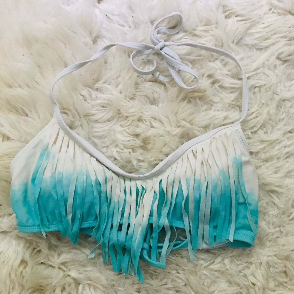 Fringe bikini top